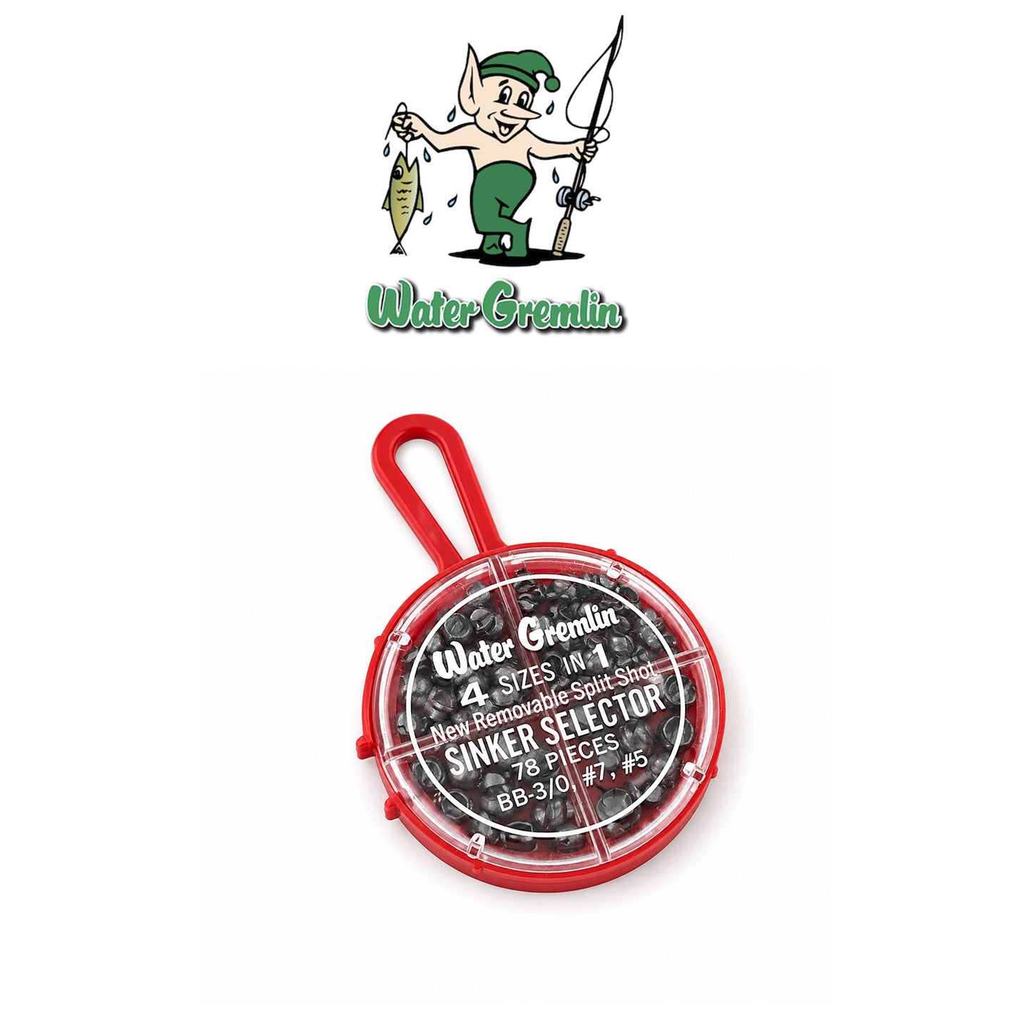 Water Gremlin Split Shot Sinker Selector – 4 Sizes