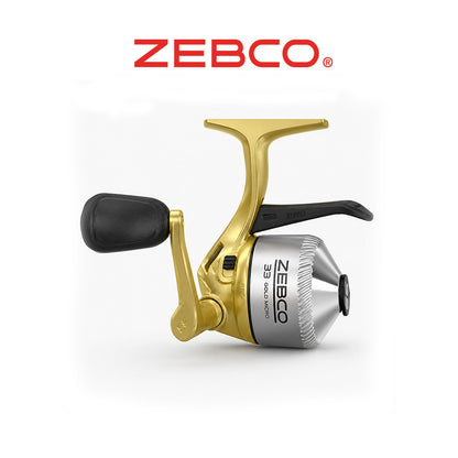 Zebco 33 Micro Gold TriggerSpin Spincast Fishing Reel
