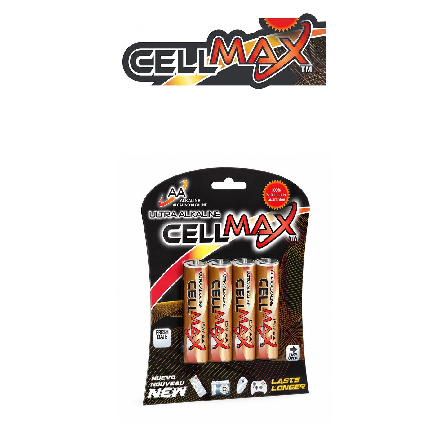 Cellmax AA Alkaline Batteries  Carded