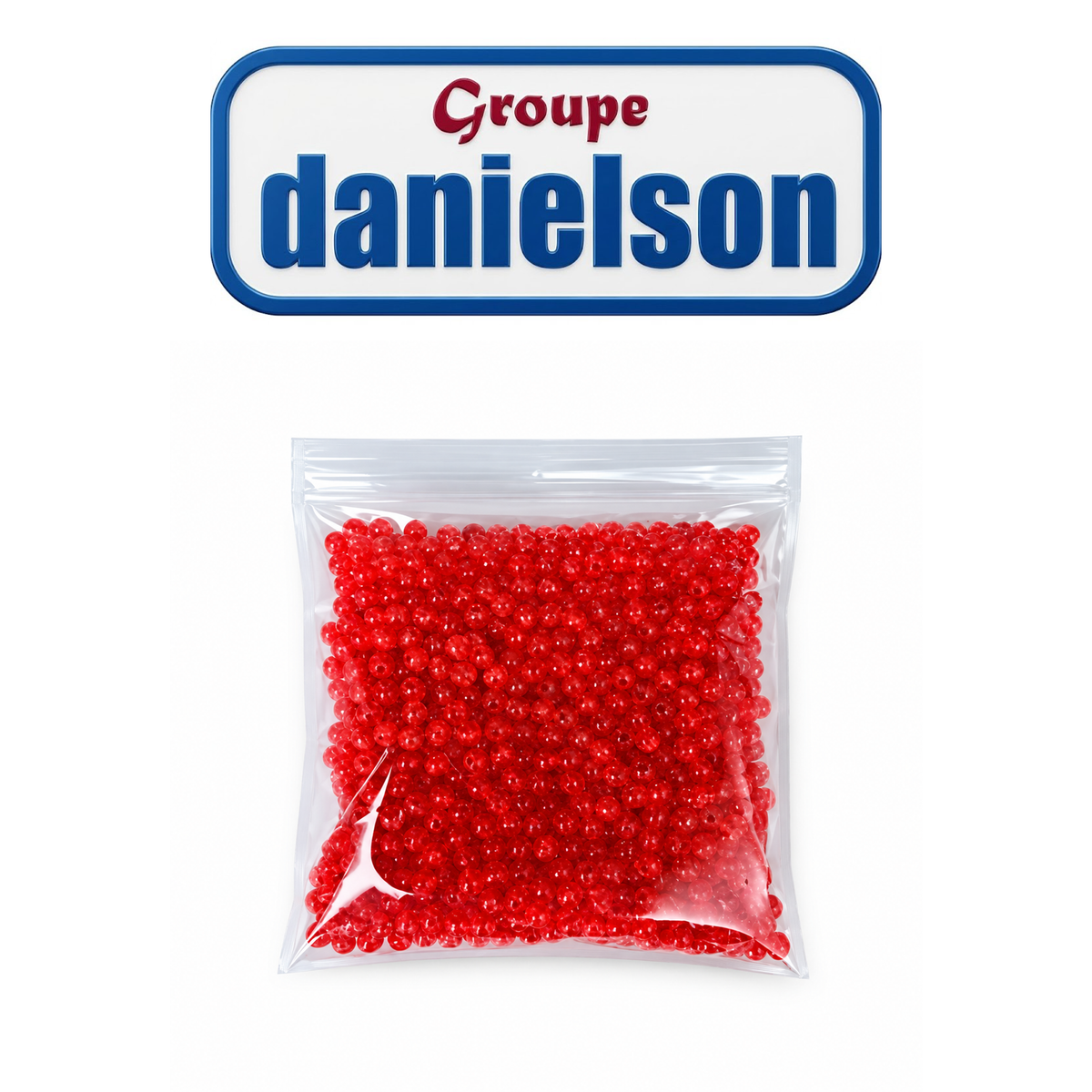Fluorescent Red 5mm Fishing Beads – High-Visibility Fishing Rig Beads, 90 Piece