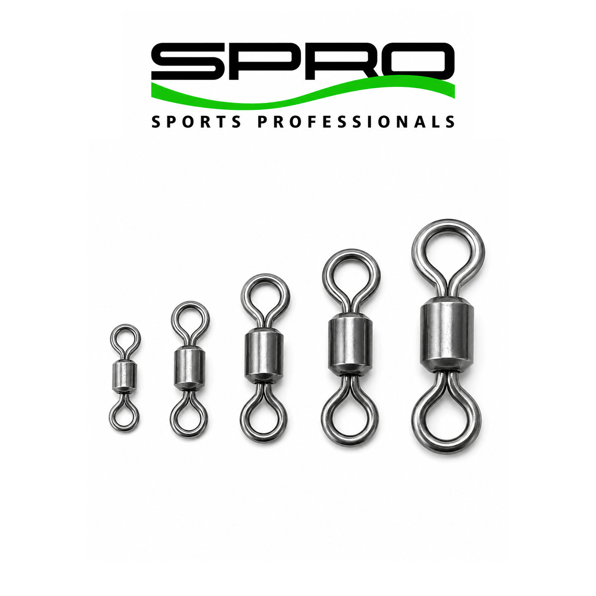 Spro Power Swivel Black – 10 Pack