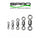 Spro Power Swivel Black – 10 Pack