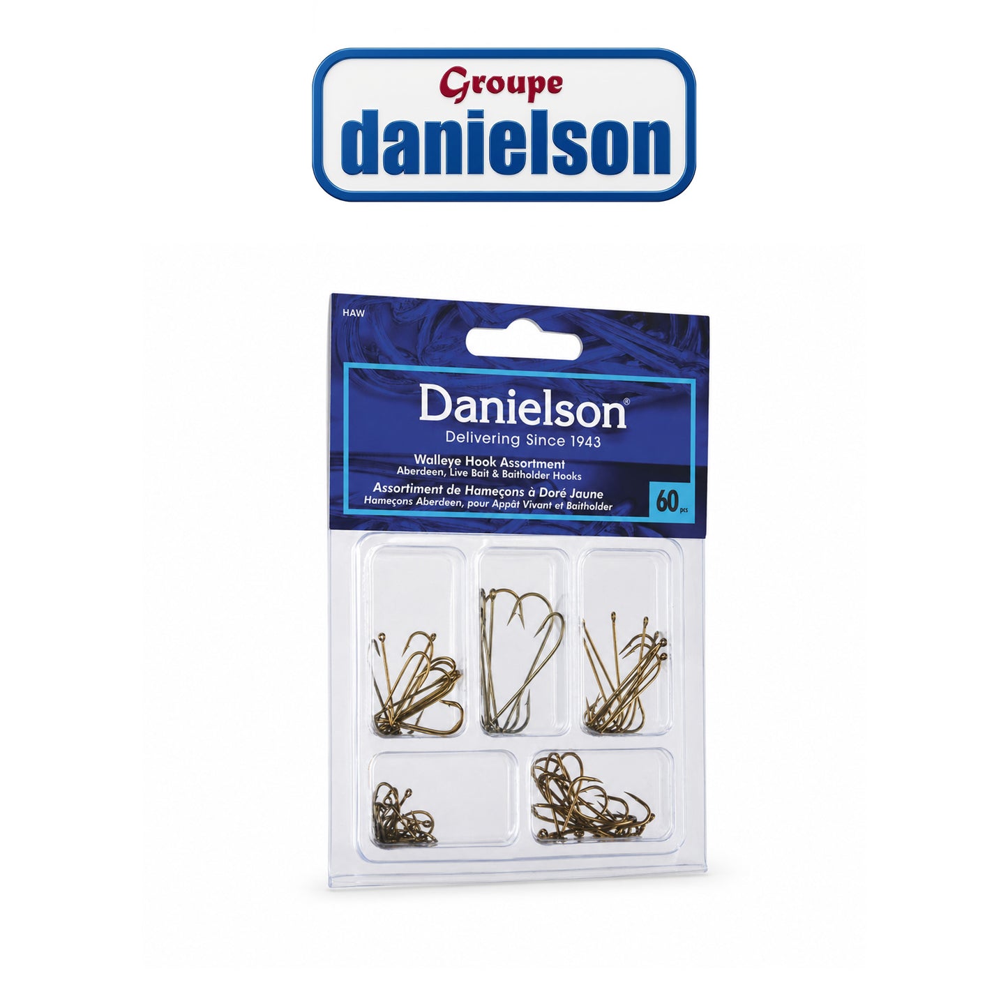 Danielson Assorted Walleye Fishing Hook Set