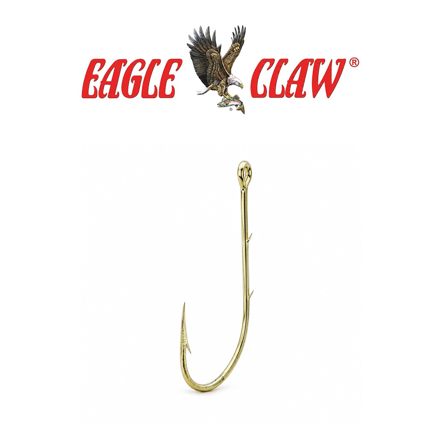 Eagle Claw 186AH Baitholder Offset Fishing Hooks – 5 Pack