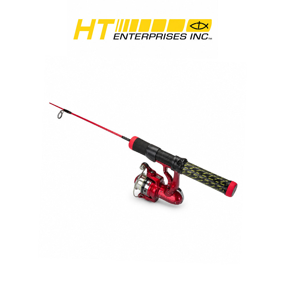 HT Red Hot 24" Ultra Light Spinning Combo with OPT-101R Reel, 1BB and Line