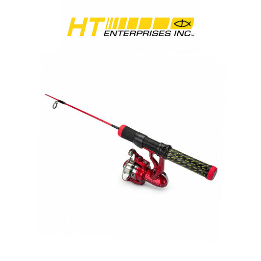 HT Red Hot 24" Ultra Light Spinning Combo with OPT-101R Reel, 1BB and Line