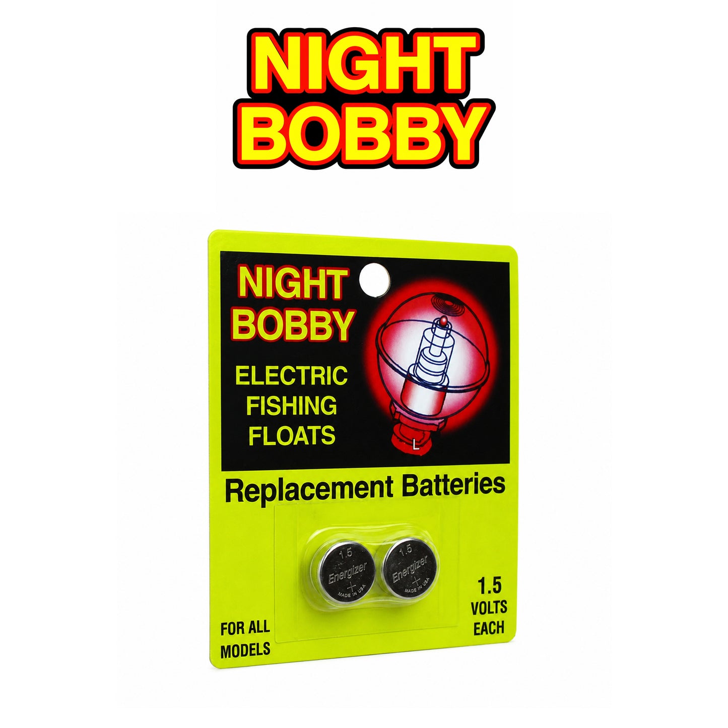 Night Bobby Replacement Batteries for Lighted Fishing Bobbers
