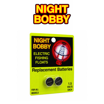Night Bobby Replacement Batteries for Lighted Fishing Bobbers