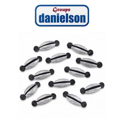 Danielson Twist Lock Fishing Sinkers 12 pack