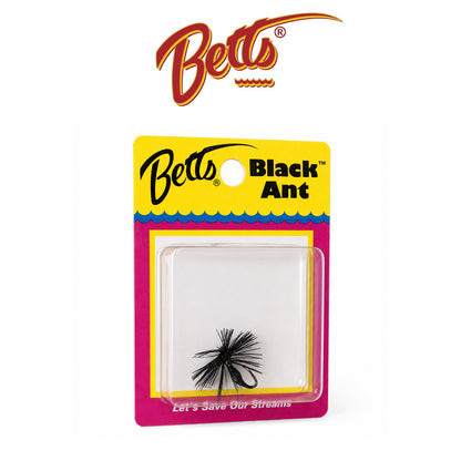 Betts Perfect Black Ant Fly Size 8 Black