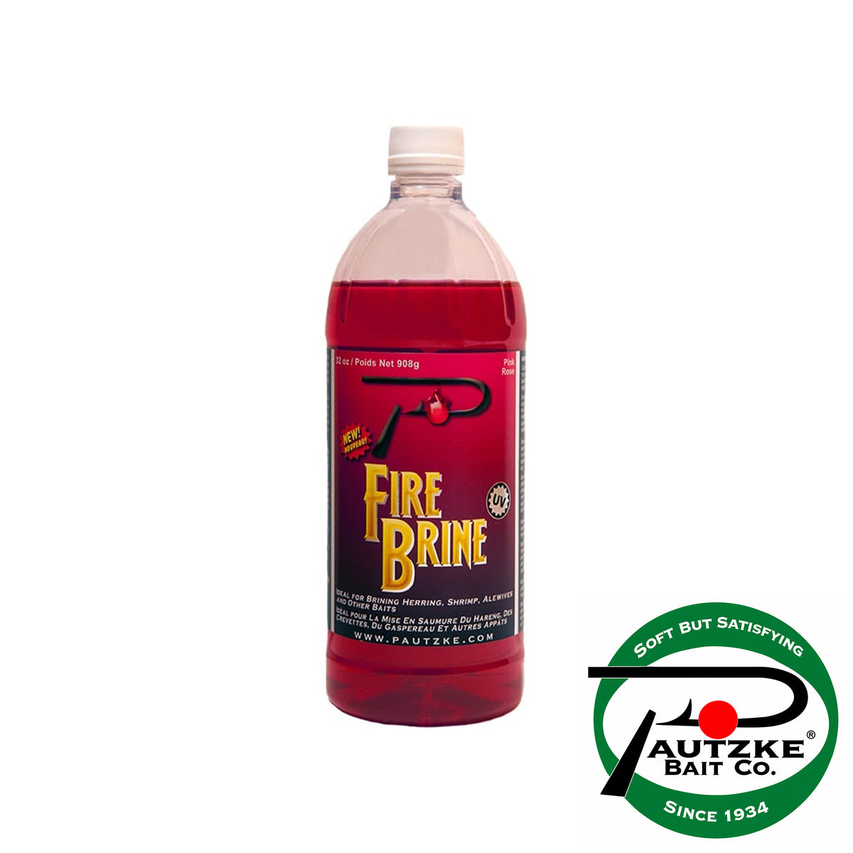 Pautzke Fire Brine 32 oz Bait Brine Treatment