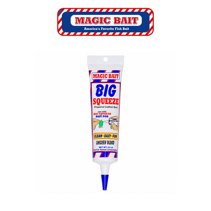 Magic Bait Big Squeeze Blood Soft Plastic Bait - Blood Red