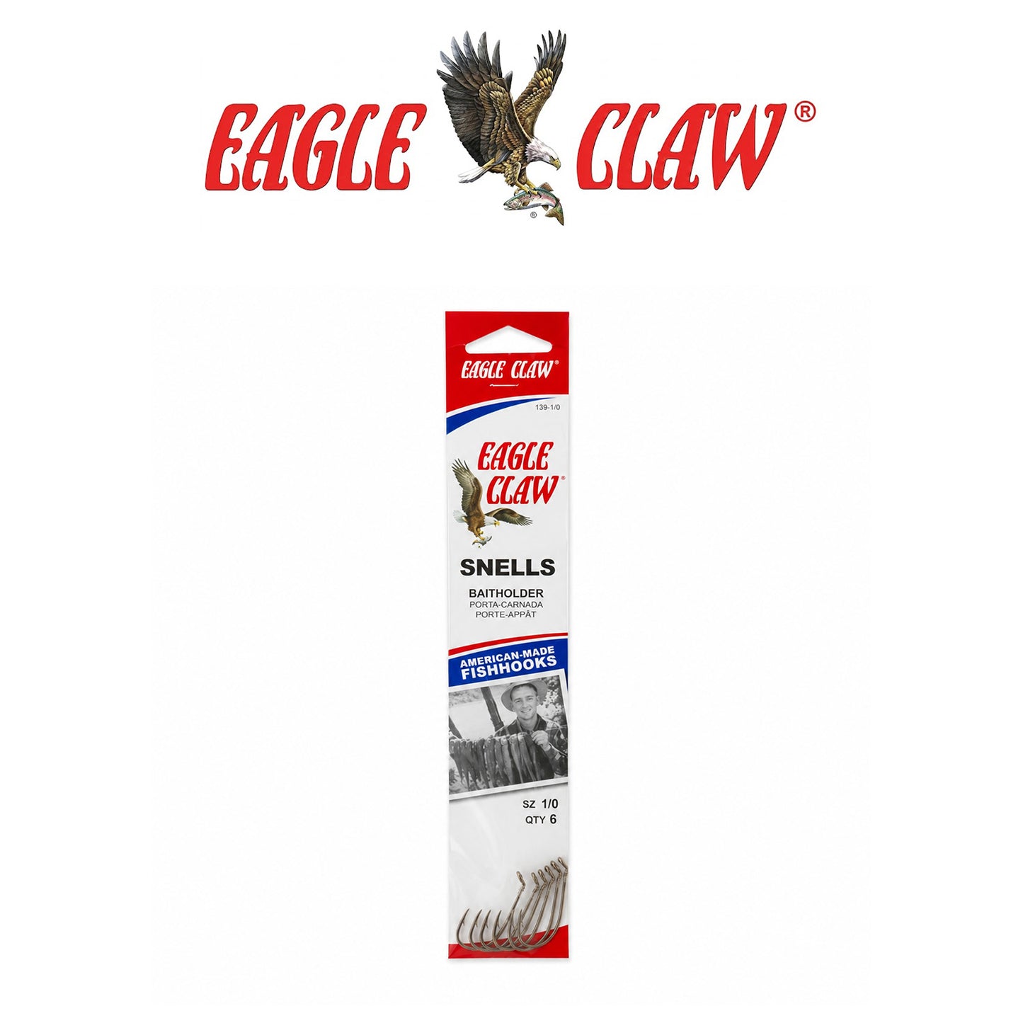 Eagle Claw Baitholder Bronze Fishing Hooks