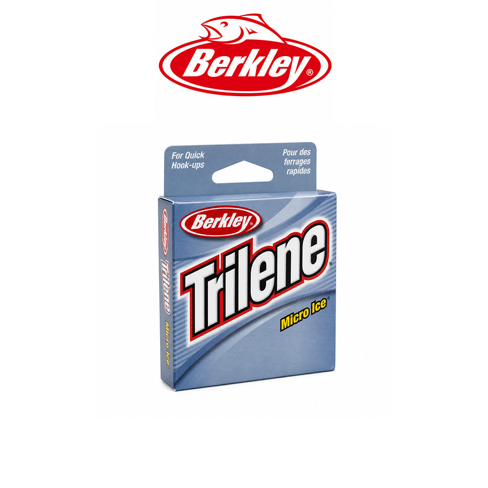 Berkley Trilene Micro Ice Fishing Line – Clear Steel, 6lb Test