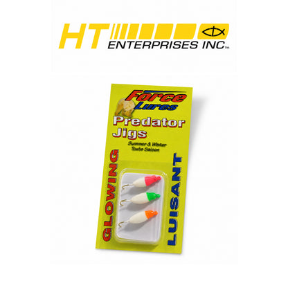 HT Glow Grub Lures Assortment 12A