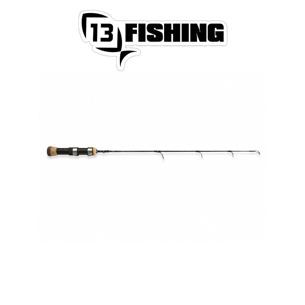 13 Fishing Vital Ice Fishing Rod – Solid Fiberglass Ice Rod with Stainless Steel Guides