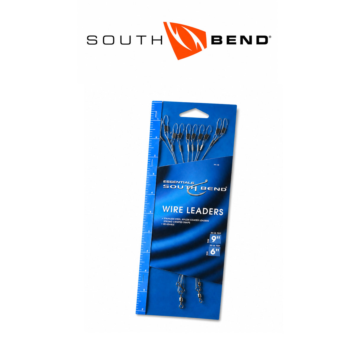 South Bend 10-Pack Assorted Wire Leaders
