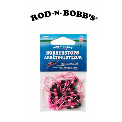 Rod-N-Bobb Pink Bobber Stops
