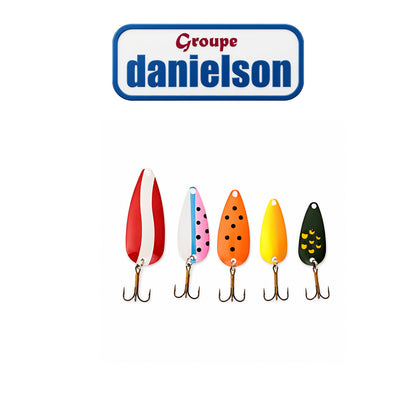 Danielson DN Demon Spoon 5-Piece Premium Fishing Lure Assortment