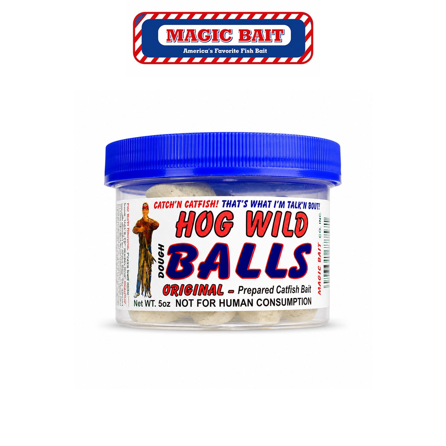 Magic Bait Hog Wild Dough Balls Ready-to-Use Fishing Bait