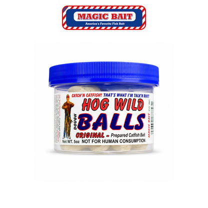 Magic Bait Hog Wild Dough Balls Ready-to-Use Fishing Bait
