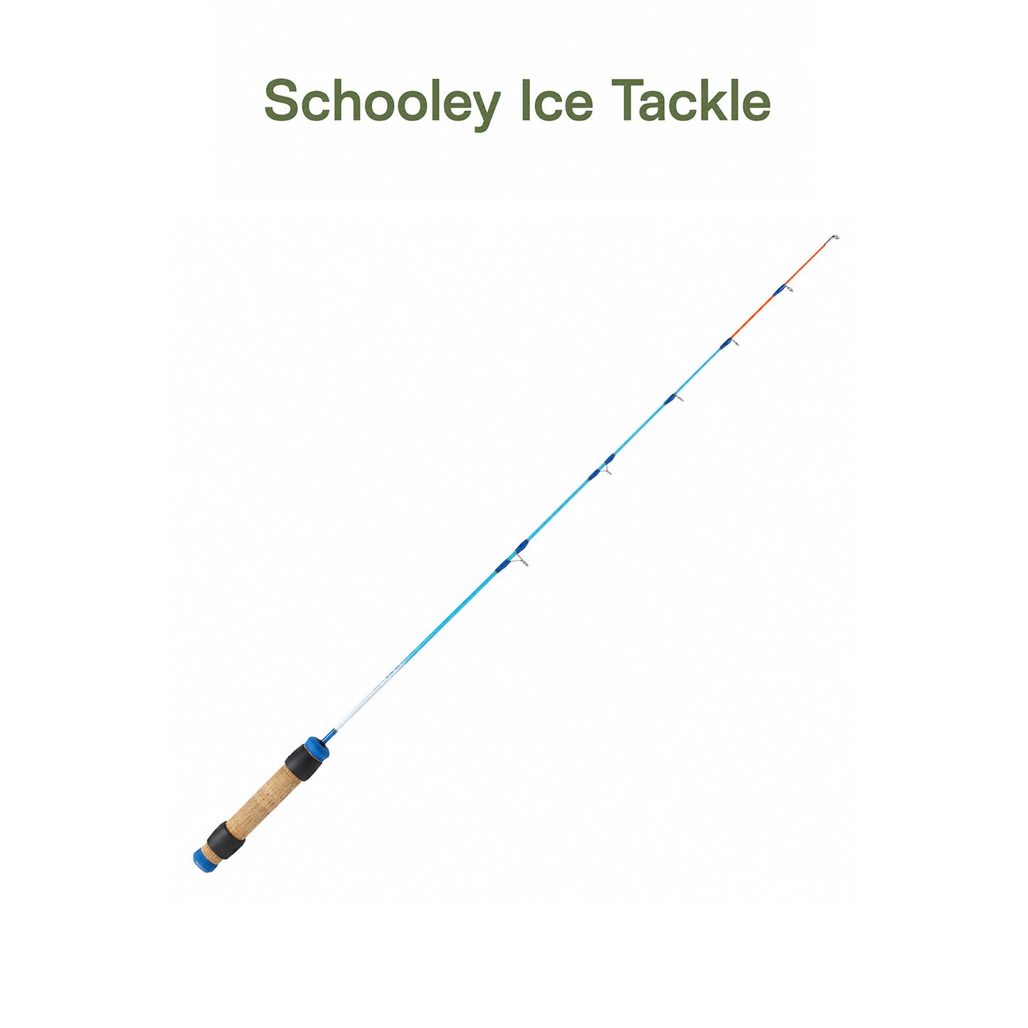 Schooley’s Arctic Blue Ice Fishing Rod