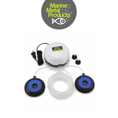 Marine Metal A-3 Commercial Air Pump Kit for Live Bait & Aeration