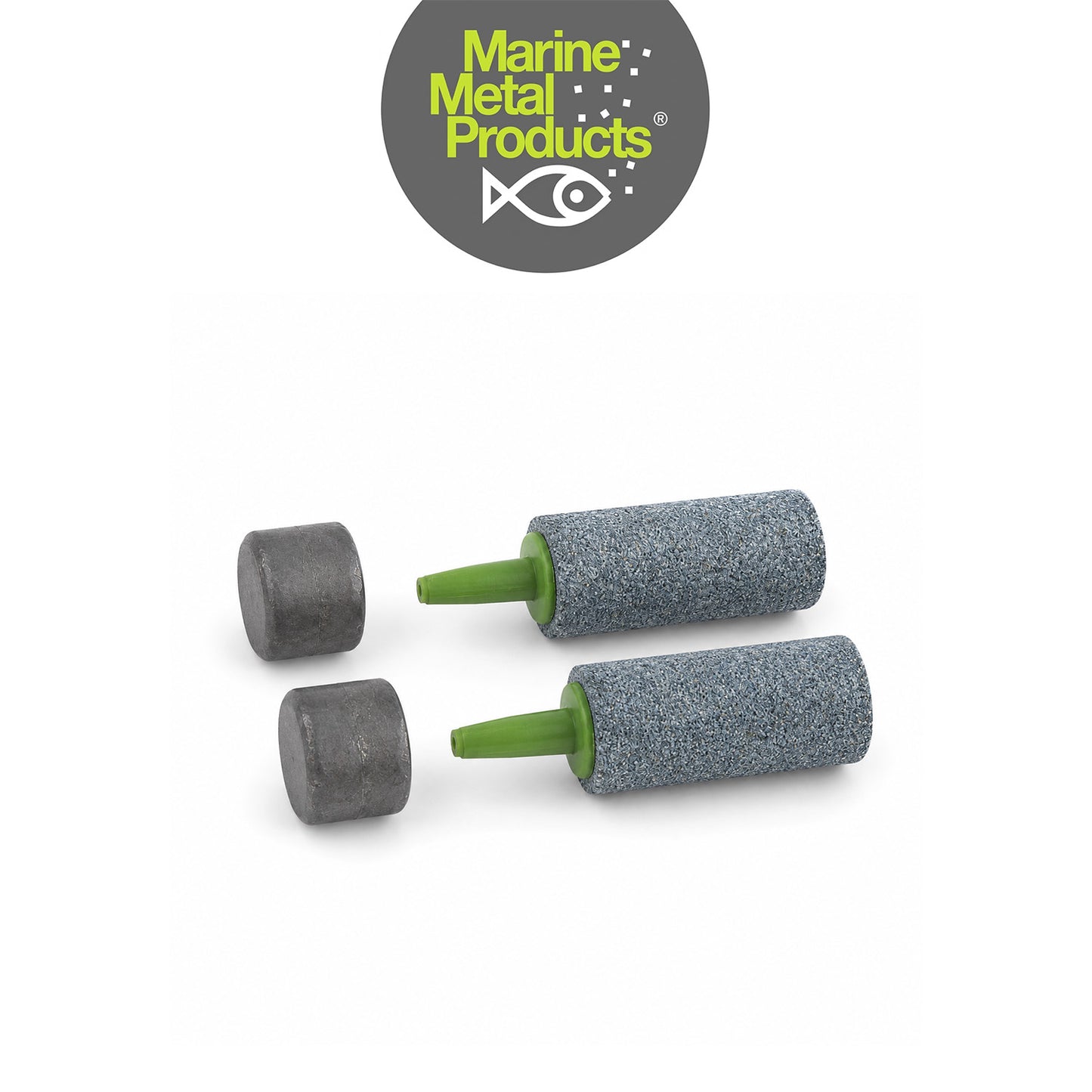 Marine Metal Weighted Air Stones for Bait Buckets, Live Wells &  Aquariums – Pair