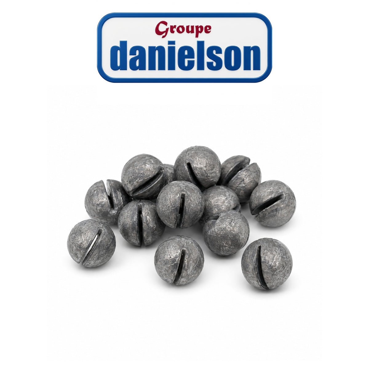Danielson Round Split Sinkers – Classic Pinch-On Fishing Weights