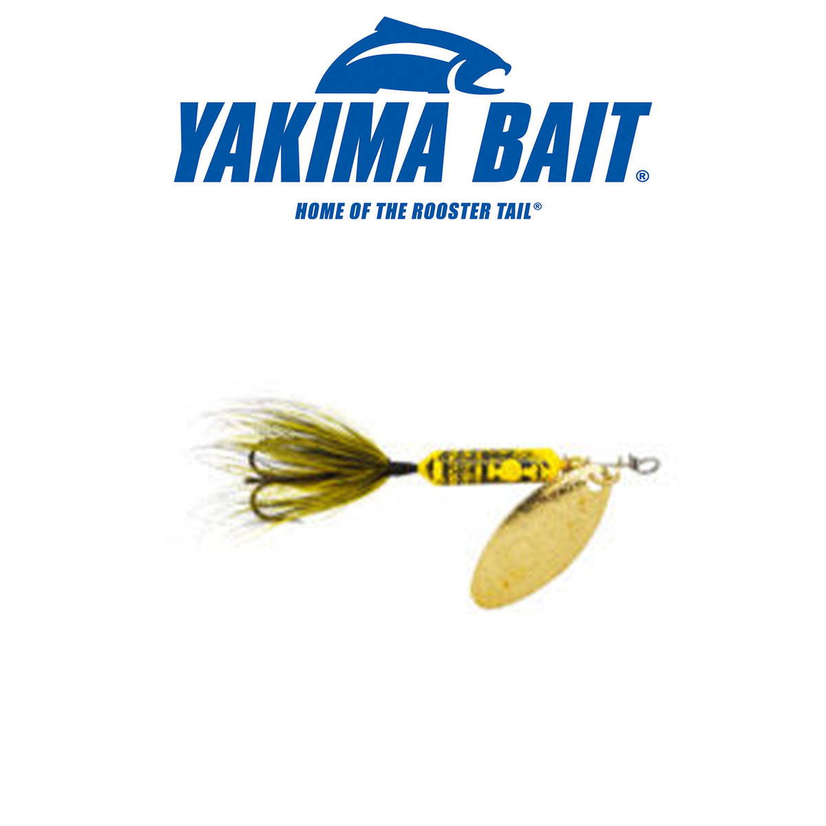 Yakima Bait Worden’s Original Rooster Tail 206 1/16 oz Premium Inline Spinner