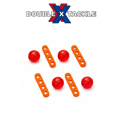 Double X Tackle Gizmo Bobber Stops Red 2-12lb