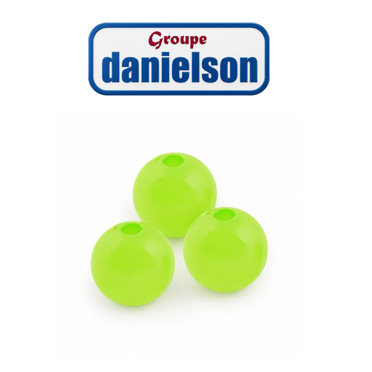 Danielson 4mm Round Beads – Chartreuse, 110 pk