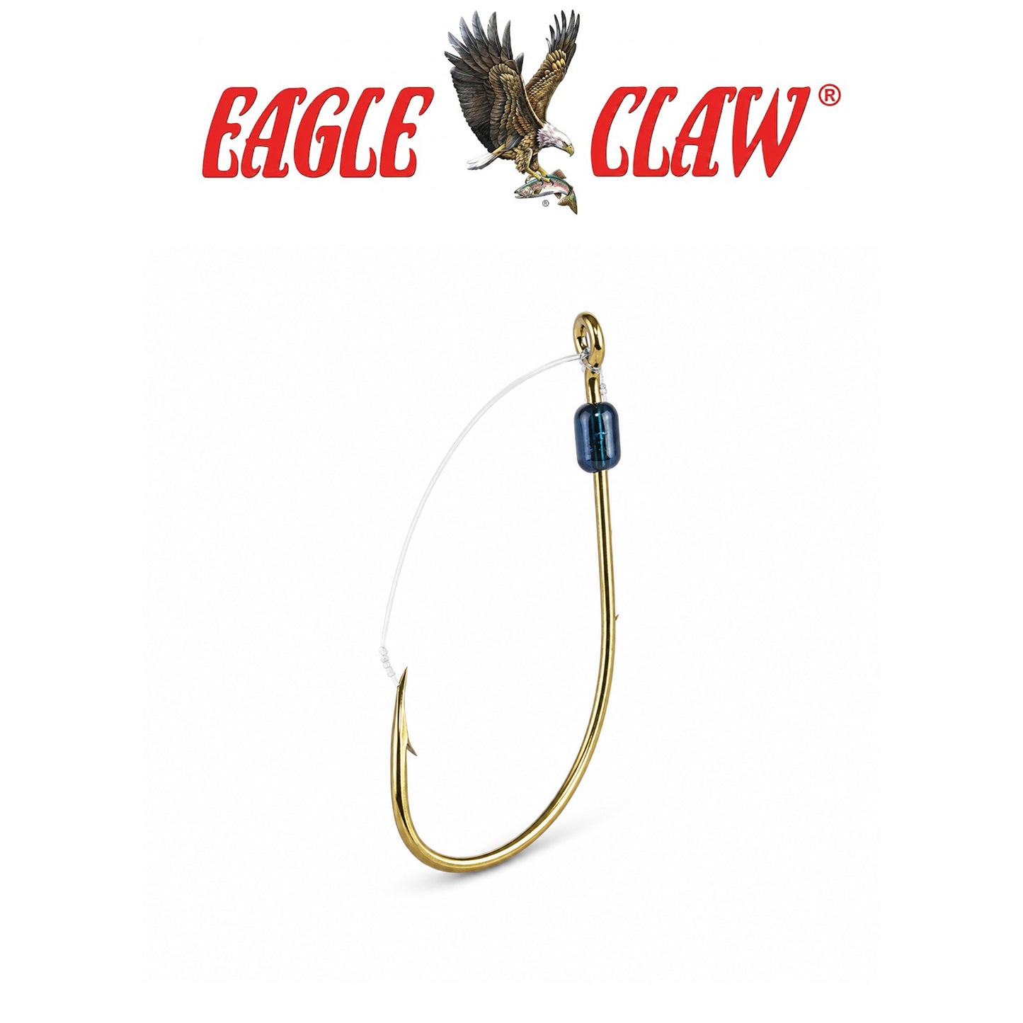 Eagle Claw Weedless Baitholder Non-Offset Fishing Hooks – 5 Pack