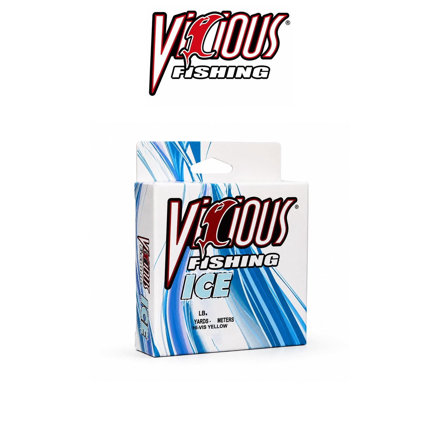 Vicious Panfish Ice Fishing Line 2,3,4 lb Clear & Hi-Vis Yellow