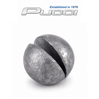 PUCCI SS-5 Premium Round Split Shot Sinkers 20-Piece Pack – 12 Pack