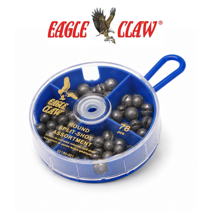 Eagle Claw Round Split-Shot Assortment