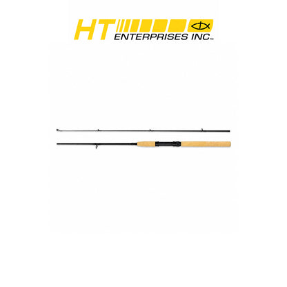 HT Micro Master 72" 2-Piece Black Graphite Fishing Rod with Reel Seat