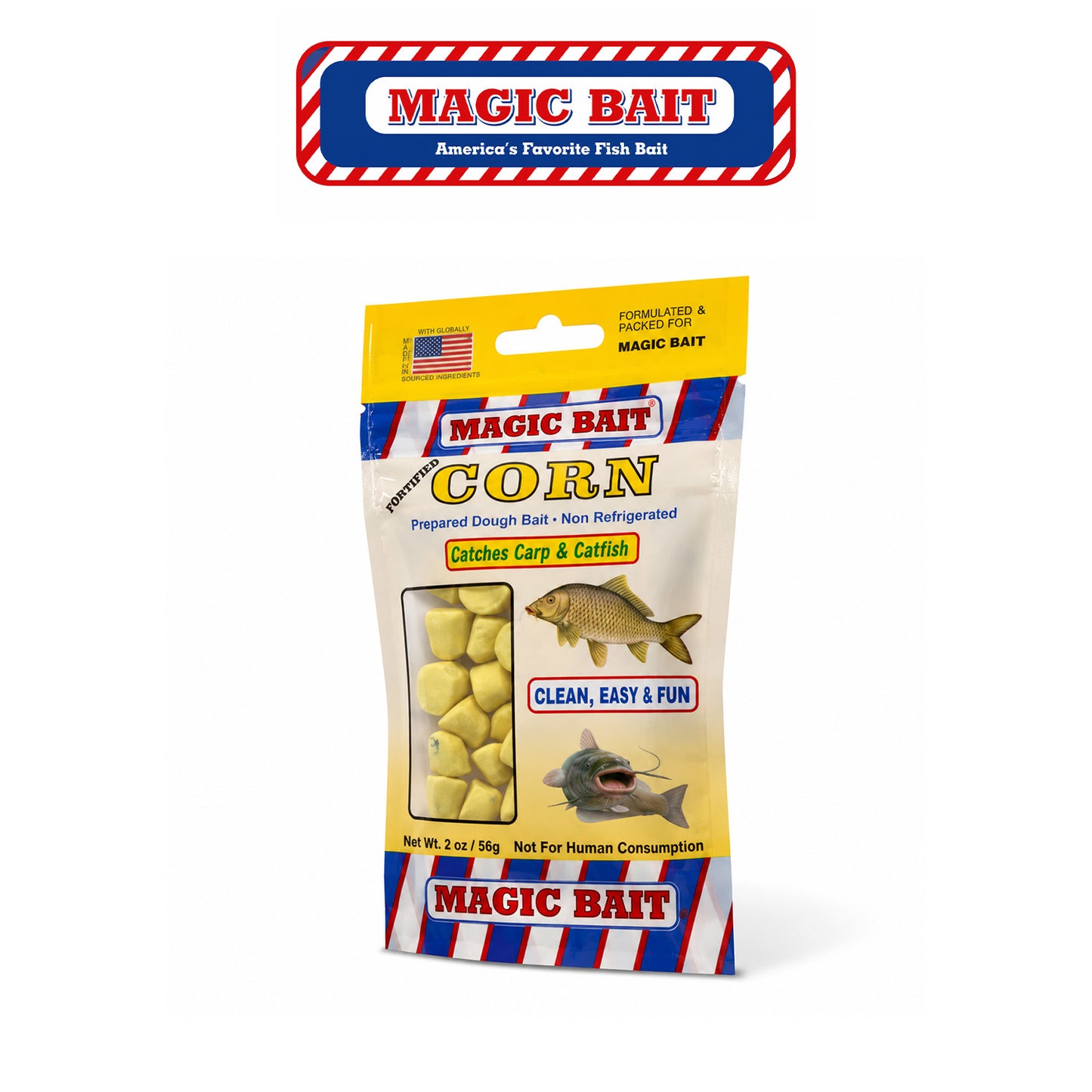 Magic Bait Premo Carp and Catfish Bait – Peppered Corn