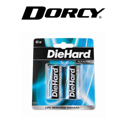 Dorcy DieHard C Alkaline Batteries – 2-Pack Carded