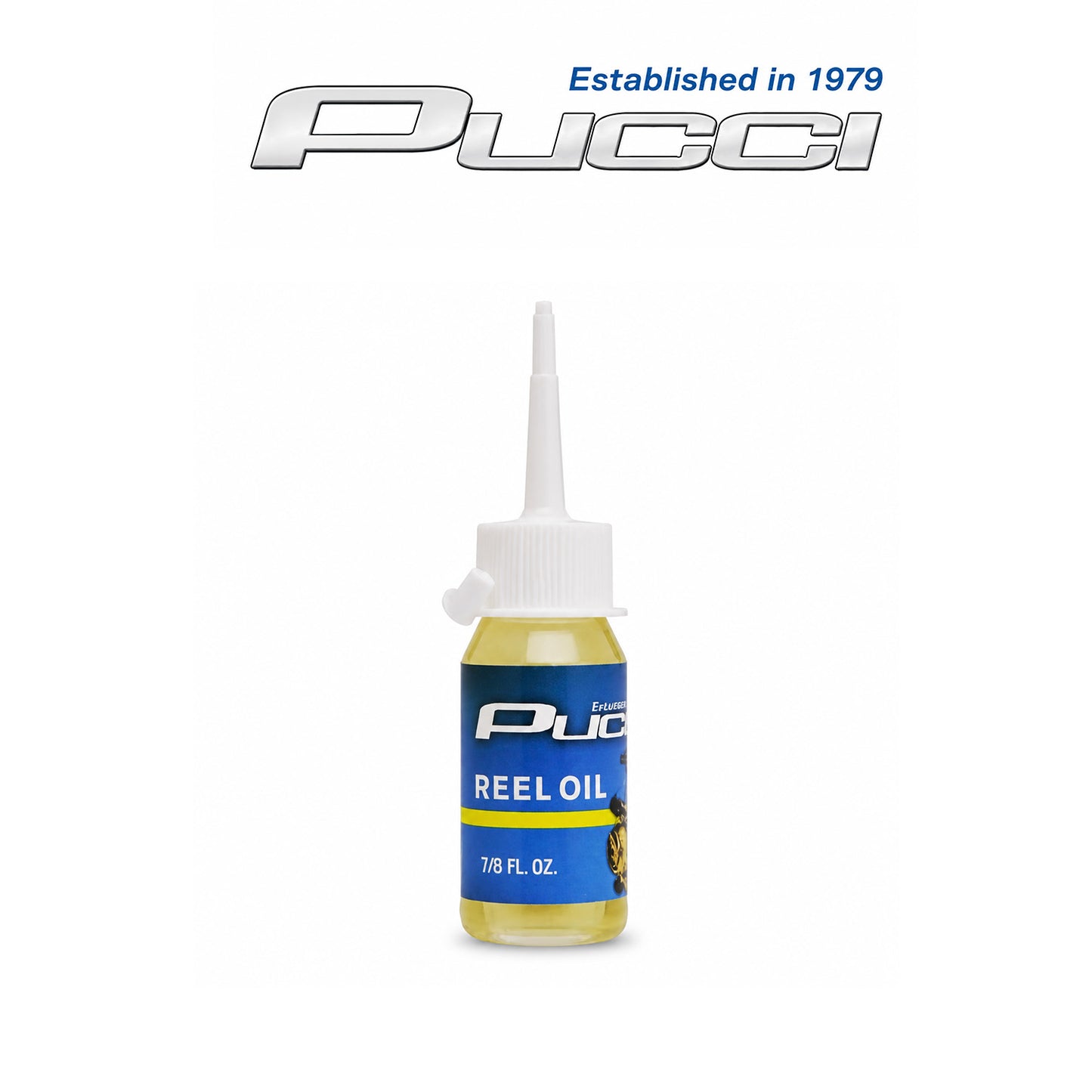 Pucci Reel Oil 7/8 oz Fishing Reel Lubricant