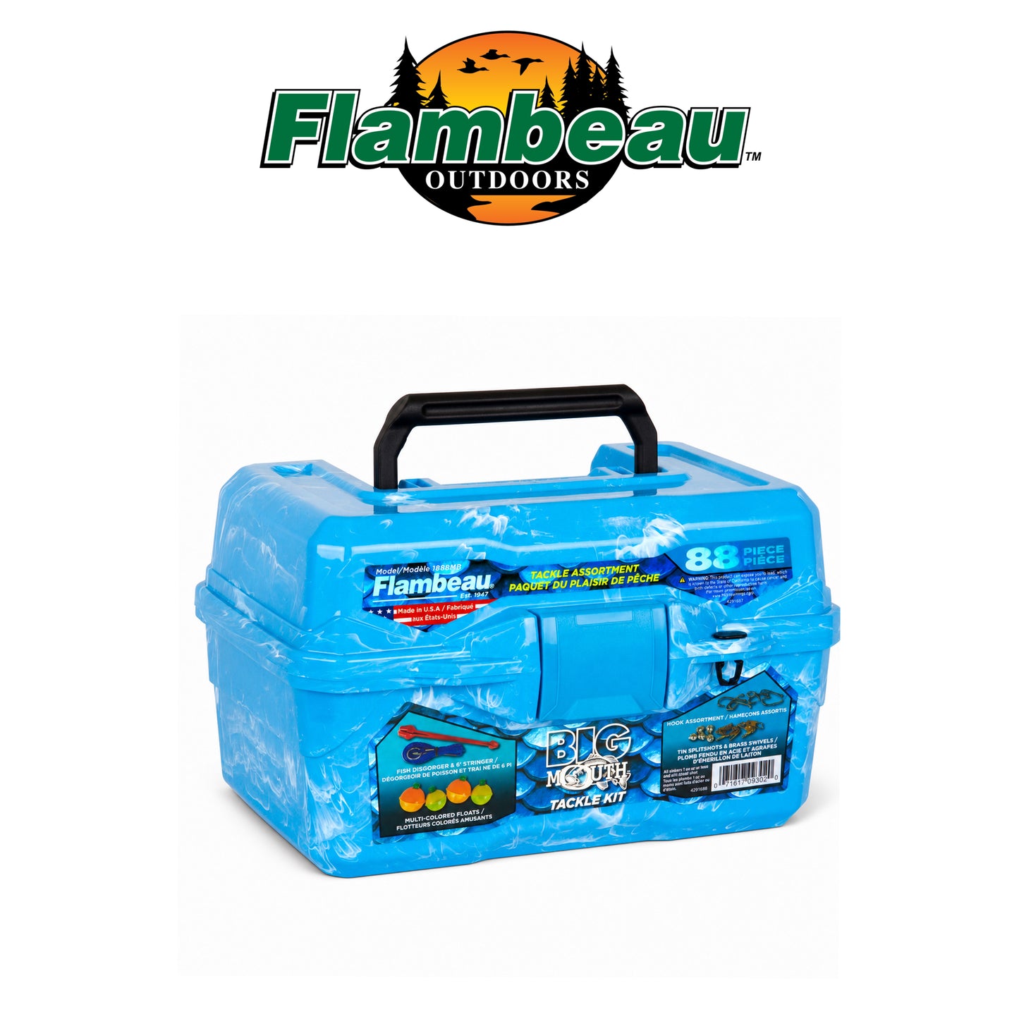 Big Mouth Kids Starter 89-Piece Tackle Box Kit