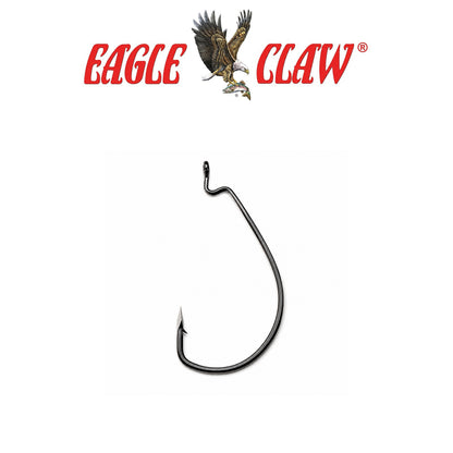 Eagle Claw TROKAR EWG Worm Hook – Platinum Black