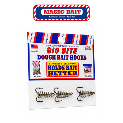 Magic Bait Trbl Spring Size #4 Metallic Treble Spring Hook