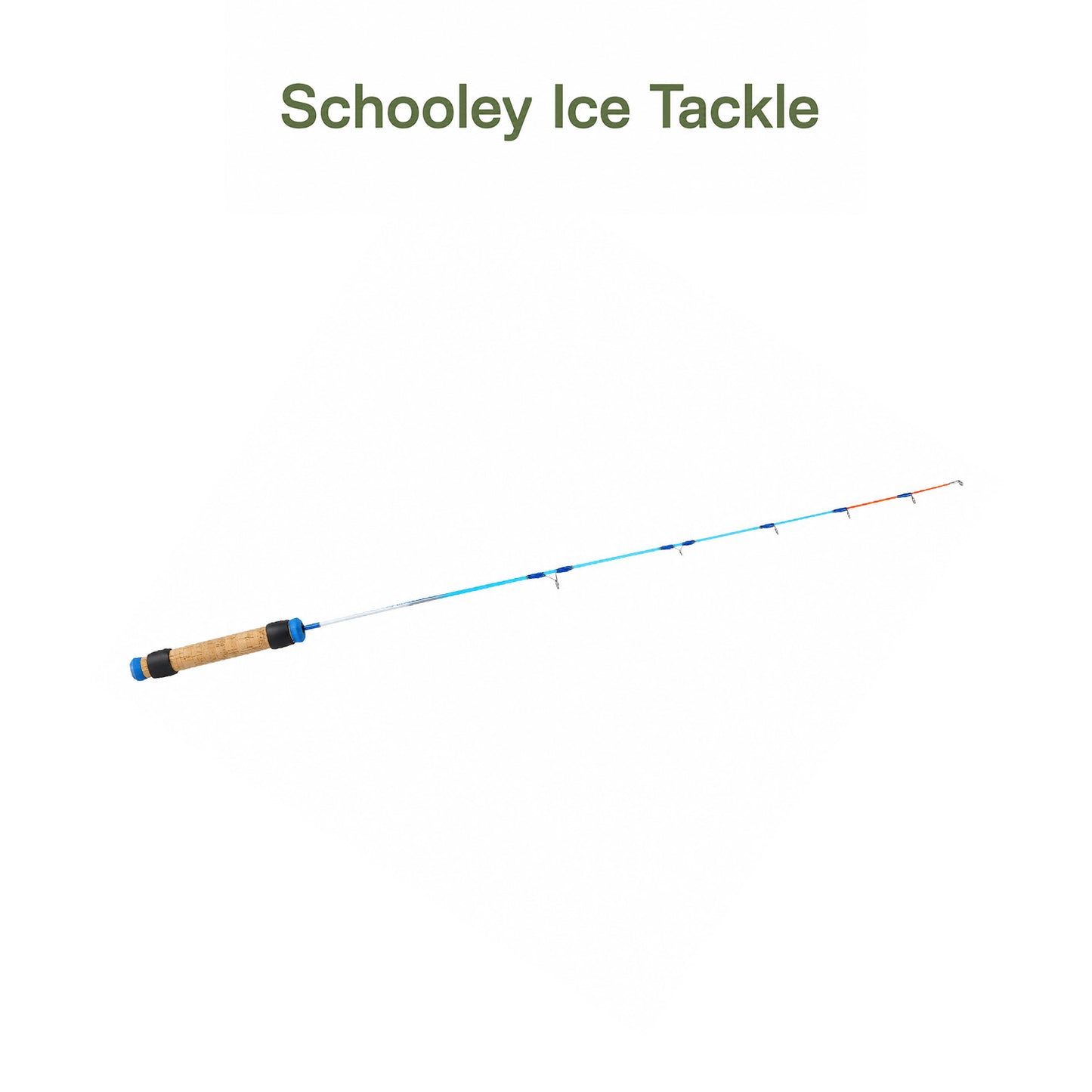 Schooley’s Arctic Blue Ice Fishing Rod
