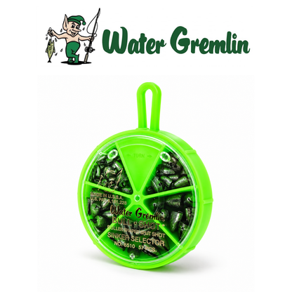 Water Gremlin 10BS Bull-Shot™ Fishing Sinkers – Precision Weights for Finesse Fishing