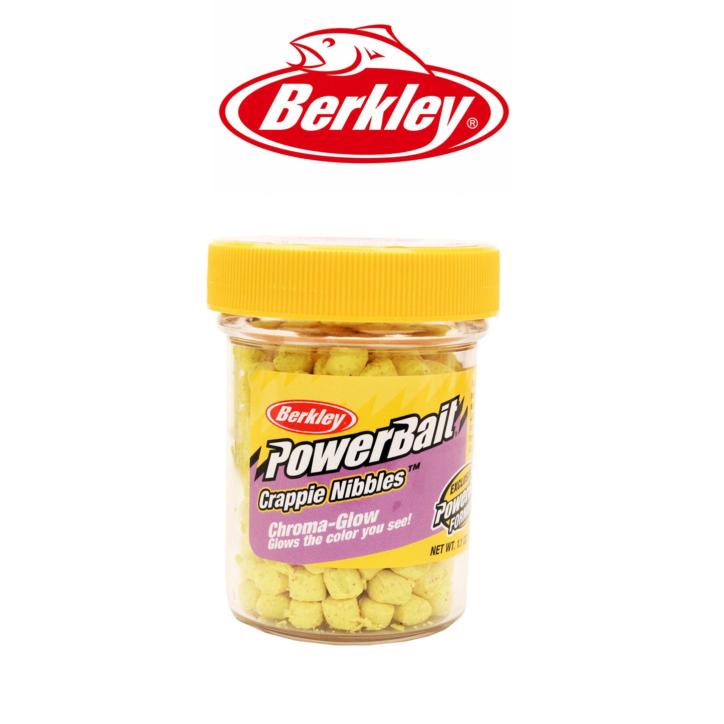 Berkley PowerBait Chroma-Glow Nibbles Scented Soft Bait