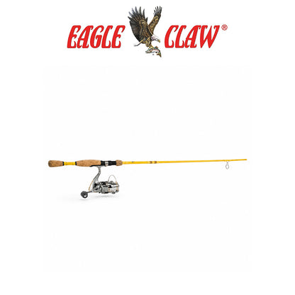 Eagle Claw Featherlight 6BB Spinning Rod and Reel Combo – 5'6"- 6'6"