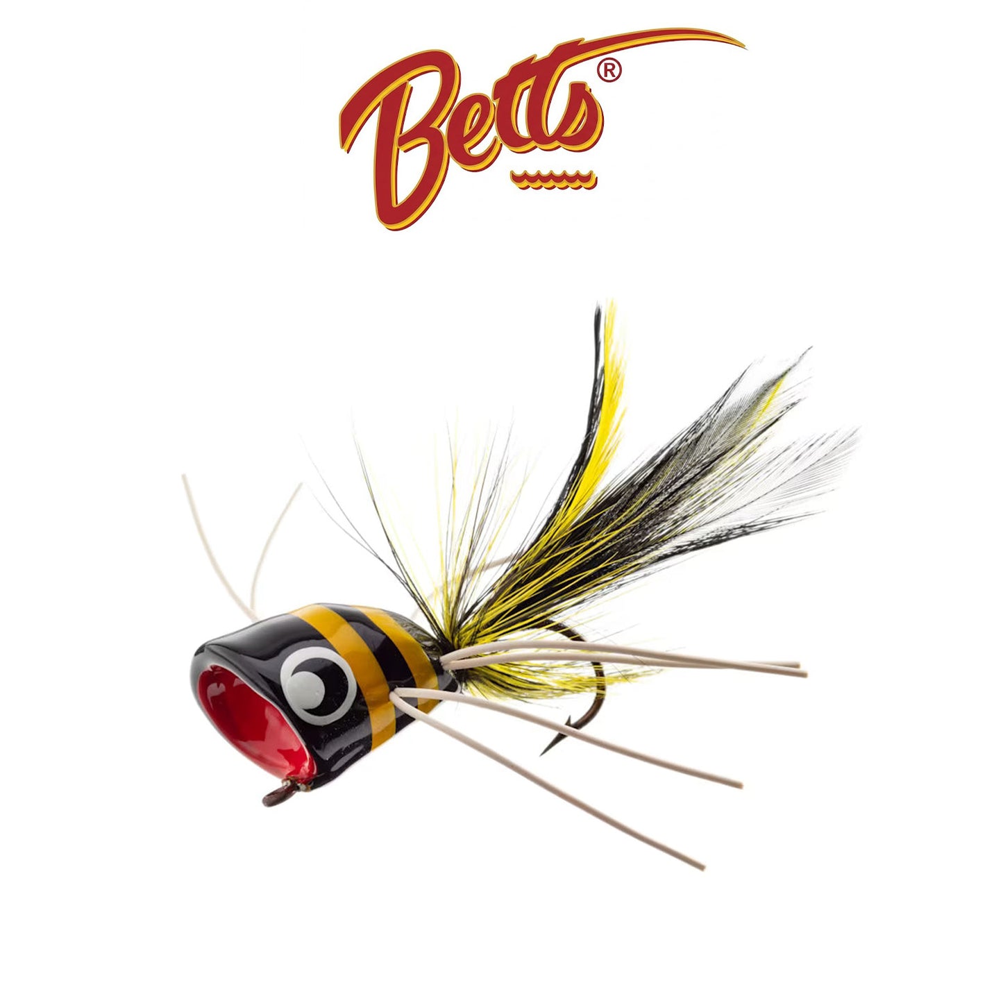 Betts Bass Bug Size 1/0 | Frog ,Yellow ,Chartreuse Fishing Lure