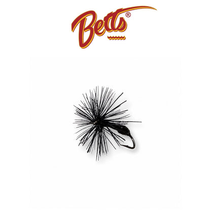 Betts Perfect Black Ant Size 12 Black Fishing Fly