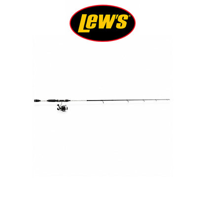 Lew’s American Hero 6'6" Spinning Combo Black/White Size 200 5.1:1 gear ratio Ambidextrous